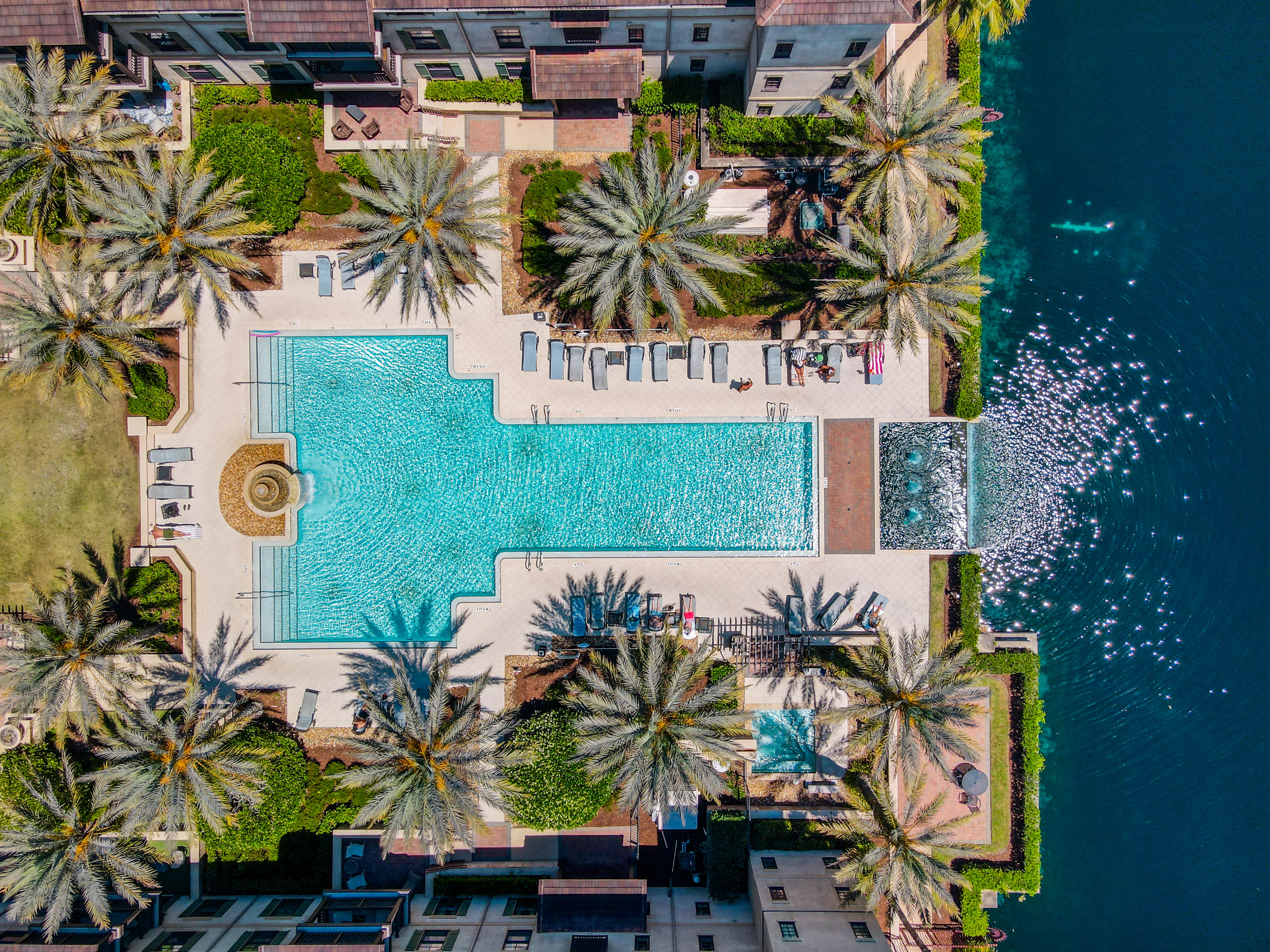 Aerial pool Jacksonville